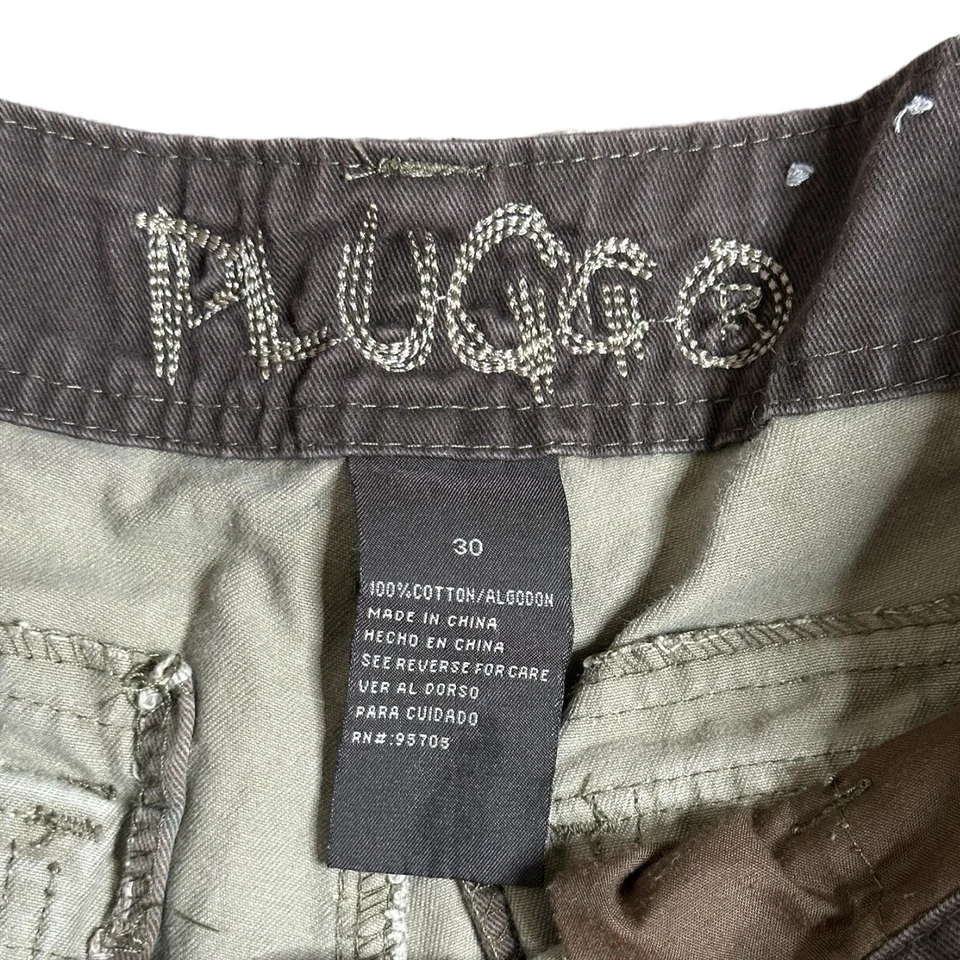 Vintage Y2K Plugg Camo Cargo Shorts Men's Size 30 Baggy Skate Grunge 12" Inseam - Image 3 of 4