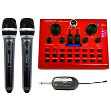 VocoPro Digital Karaoke Mixer/USB Interface w/Dual Wireless Mics Refurbished