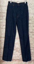 Vintage Montgomery Ward Straight Jeans Women 14 (29x34.5) USA Made 70/80’s LONG