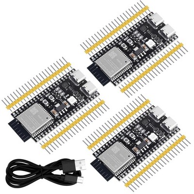 YELUFT 3pcs ESP32-S3-DevKitC-1-N16R8 Development Board Integrated 2.4GHz... 