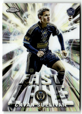 MLS Chrome 2025 No. FL-1 Cavan Sullivan Rookie Fast Lane Refractor