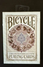 Capcom Fighting Legends Official Playing Cards - Poker-sized BICYCLE cards