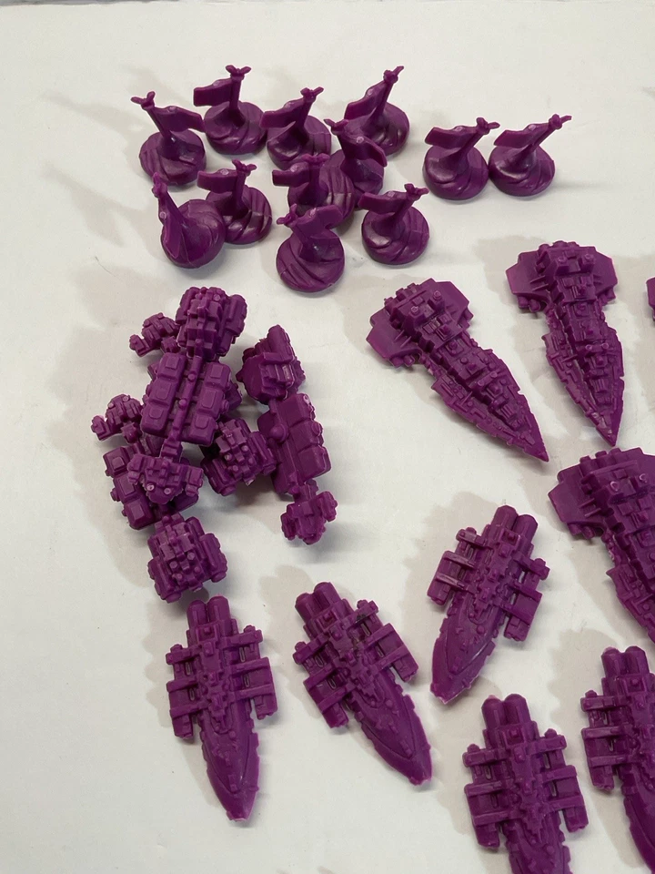 Twilight Imperium 3ª Edición PÚRPURA Ejército Piezas y Tecnología Tarjetas de Repuesto Foto 3 de 4