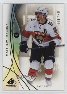 2024-25 Upper Deck SP Game Used Gold 118/149 Matthew Tkachuk #109 18d6