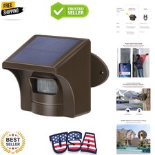 Pro 3 Smart Solar Driveway Alarm System 2.4G Wi-Fi, App Push Notifications, 1...