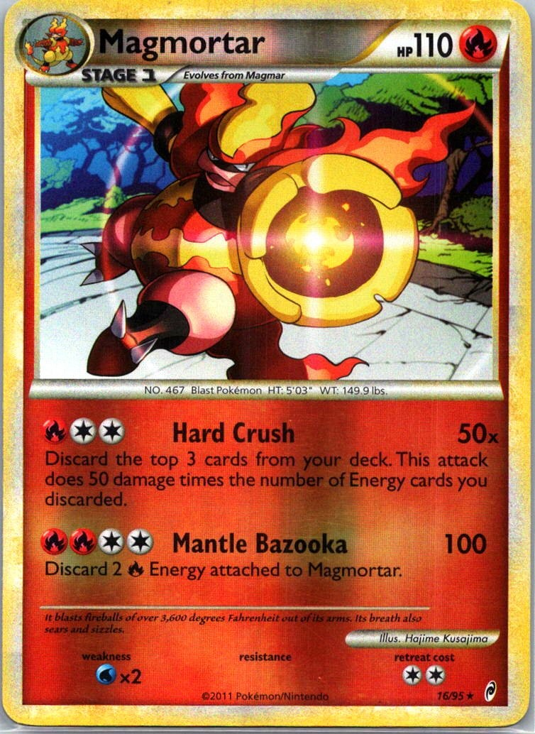 Magmortar Reverse Holo Holo Rare CL Call of Legends 16/95 LP