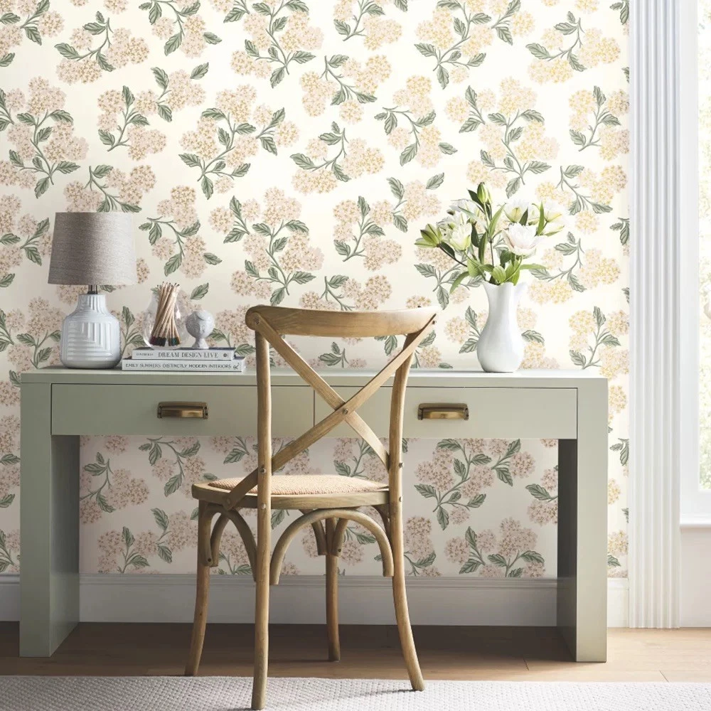 Rifle Paper Wallpaper Hydrangeas