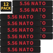 12 Pack 5.56 Nato Magazine Marking Bands 5.56 Magazine Caliber Identification 12 Pack 5.56 Nato Magazine Marking Bands 5.56 Magazine Caliber Identification