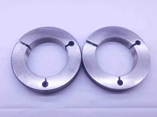 3 3/8 12 UNJ 3A BEFORE PLATE THREAD RING GAGES 3.375 GO NO GO = 3.3197 & 3.3153