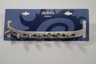 Mtop faux leather white silver stud punk Choker Necklace Claire's Jewelry