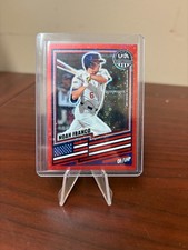 Noah Franco 2025 Panini Stars & Stripes Red Disco Prizm /199