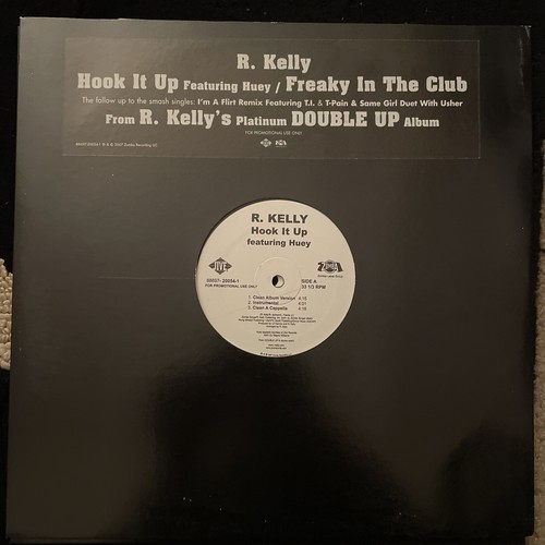 R. KELLY / HUEY "HOOK IT UP / FREAKY IN THE CLUB" 2007 12" VINYL PROMO Mint