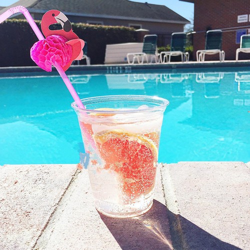 10/20/50Pcs Flamingo Cocktail Drinking Straw Hawaiian Party Theme Decoration - Picture 6 of 11