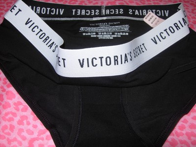 Victorias Secret Sexy Vs Classic Hiphugger Pantie Panty Logo Black