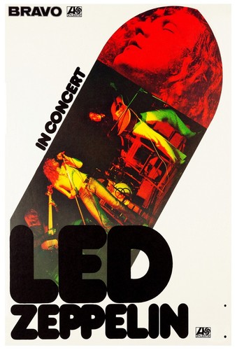 Lot (9) 1969-80 Led Zeppelin 13 x 17 Reproduktion Konzert & LP Promo Poster - Bild 3 von 9