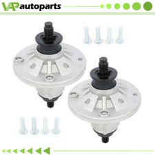 2 Spindle Assembly for John Deere 42" 48" Deck GY20454 GY20867 GY20962 GY21098