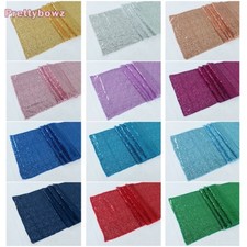 Glitter Sequin Table Runner Sparkly Wedding Party Decor 12"x80” 