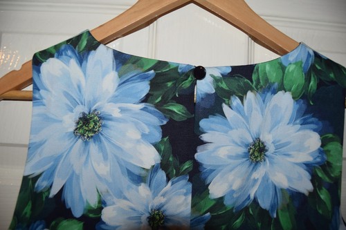 STUNNING Hobbs FIONA Pencil Dress 12 Blue Green Floral Stretch £149 WORN ONCE - Picture 14 of 19