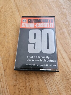EXPERT- C 90CROMDIOXID STUDIO KASSETTE RAR! Audio Kassette