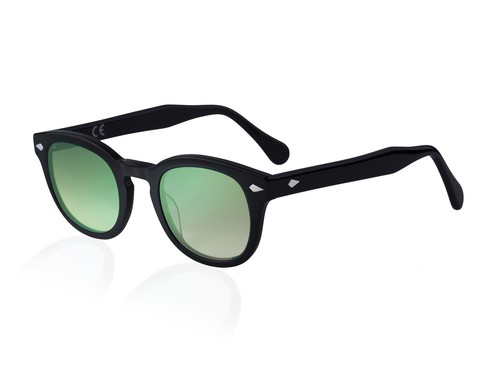X-LAB Occhiali da Sole 8004 stile moscot 01 Nero/Verde Flash Sf. Nero verde  | eBay
