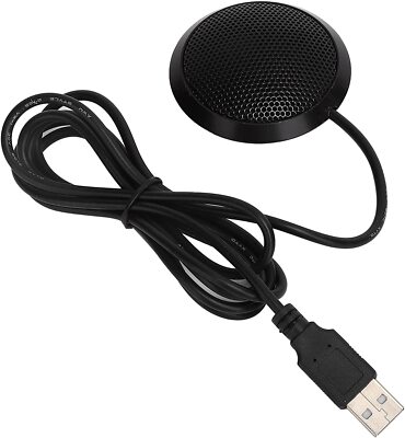 Omnidirektionales Mikrofon, tragbarer USB Desktop 360 Grad Tonabnehmer Kondensator Mikrofon