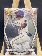 Eric Brown Jr 2022 Bowman Draft Baseball Invicta RC #BI-6 Brewers