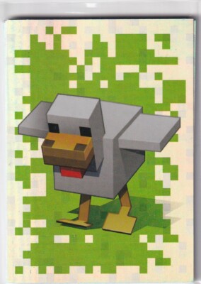 Panini Minecraft Treasure Sticker 2021 Nr. 255 Chicken Holo