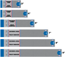 White Water Archery Meat Seeker Missile Arrow Wraps 15 Pc Choose Length Width