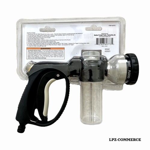 Car Wash Spray Nozzle with Detergent Soap Dispenser Wand Mixer. US SELLER ‼️🇺🇸 - Picture 2 of 3
