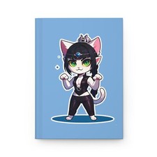 Cute Shadowheart Cat Hardcover Journal, Perfect for Note-taking Gifts Journaling