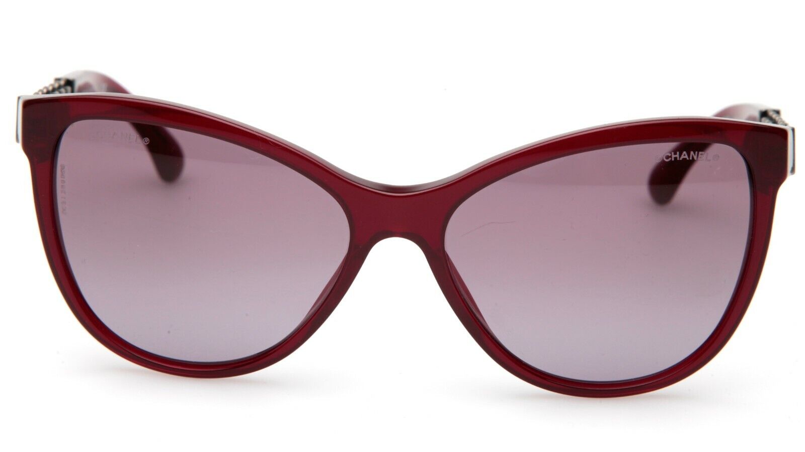 CHANEL 5326 c.1528/S1 BURGUNDY SUNGLASSES 58-16-140 B50 Italy