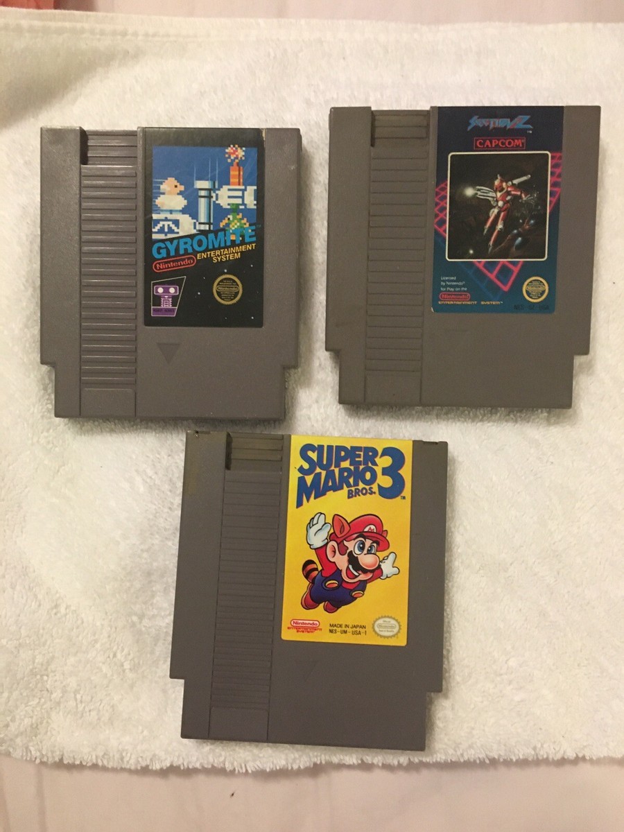 Nintendo SuperMario3, Gyromite and SectionZ | eBay