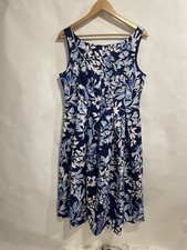 Eliza J Dress Sleeveless Lined Multicolor Size 12 Floral