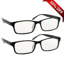 NEW Computer Reading Glasses  Gaming  2 Pack  Anti Blue Light  UV Protection