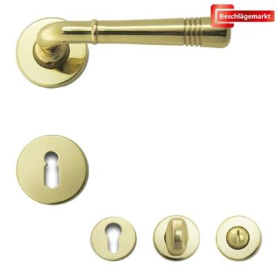 Ghidini R716 Berlin M1 Messing BB/PZ/WC Griff Türdrücker Rosette Türbeschlag