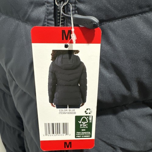 NWT 32 Degrees Heat Women's Winter Tech Hooded Puffer Jacket Size M - Picture 4 of 5