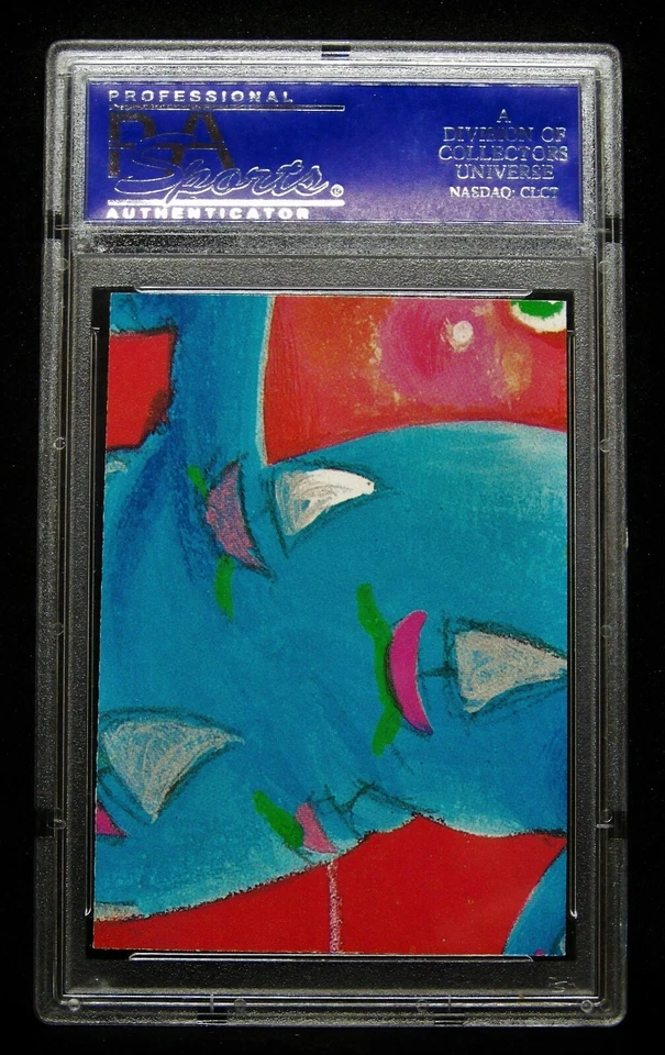 GPK, 1987 9th Series, #355b Semi COLIN - No Number # ERROR - OS9 - PSA 9oc, MINT - Image 2 of 2