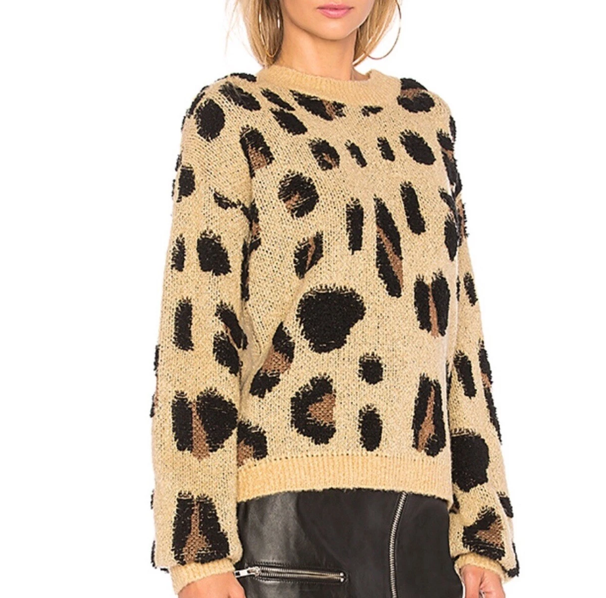 Revolve leopard best sale sweater