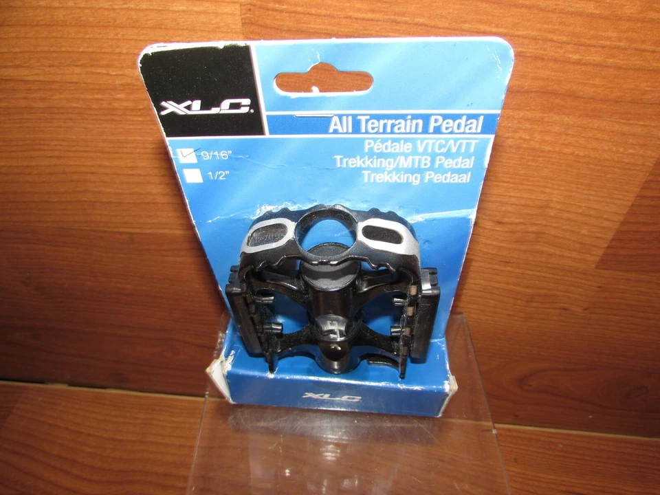 All Terrain 9/16 Metal cage Pedals Trekking Mountain bike bicycle XLC NIP - Image 3 of 4