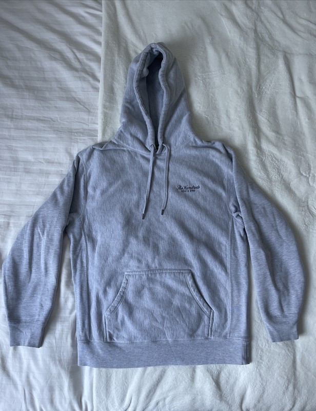 The Hundreds Hooded Sweatshirt Mens XL Gray Pullover Hoodie Long Sleeve Logo