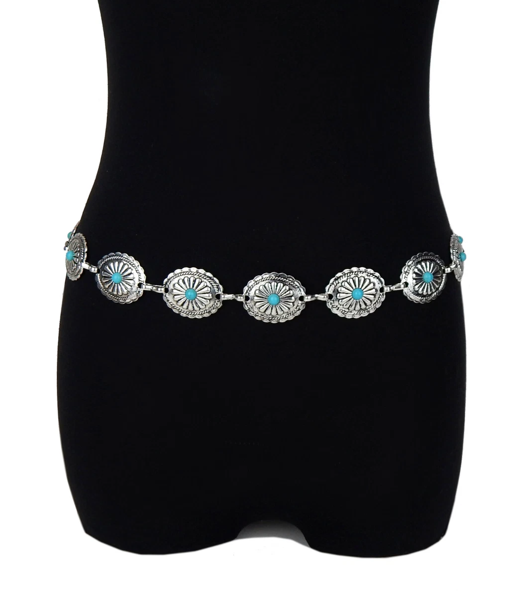 DKDDSSS 6 Stück Taillenkette Daen Bauchkette Körperkette Silber Etall