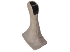SCHALTKNAUF FUR MERCEDES W212 aut E-KLASSE SCHALTSACK KUNFTOFFRAHMEN LEDER BEIGE