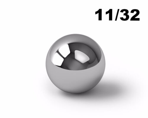 Bolas de rodamiento de acero cromado cromo cromo de precisión 3000 11/32" pulgadas G25 AISI 52100 - Imagen 2 de 2