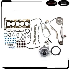 Head Gasket Set Timing Chain Kit Water Pump For 2006-2006 Hummer H3 3.5L