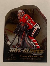 2016-17 Fleer Showcase Flair Hot Gloves Corey Crawford Chicago Blackhawks #HG7