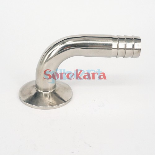 1.5" 2" Tri Clamp x 19-102mm Hose Barbed 304 Stainless Sanitary Elbow Fittings - Picture 43 of 50
