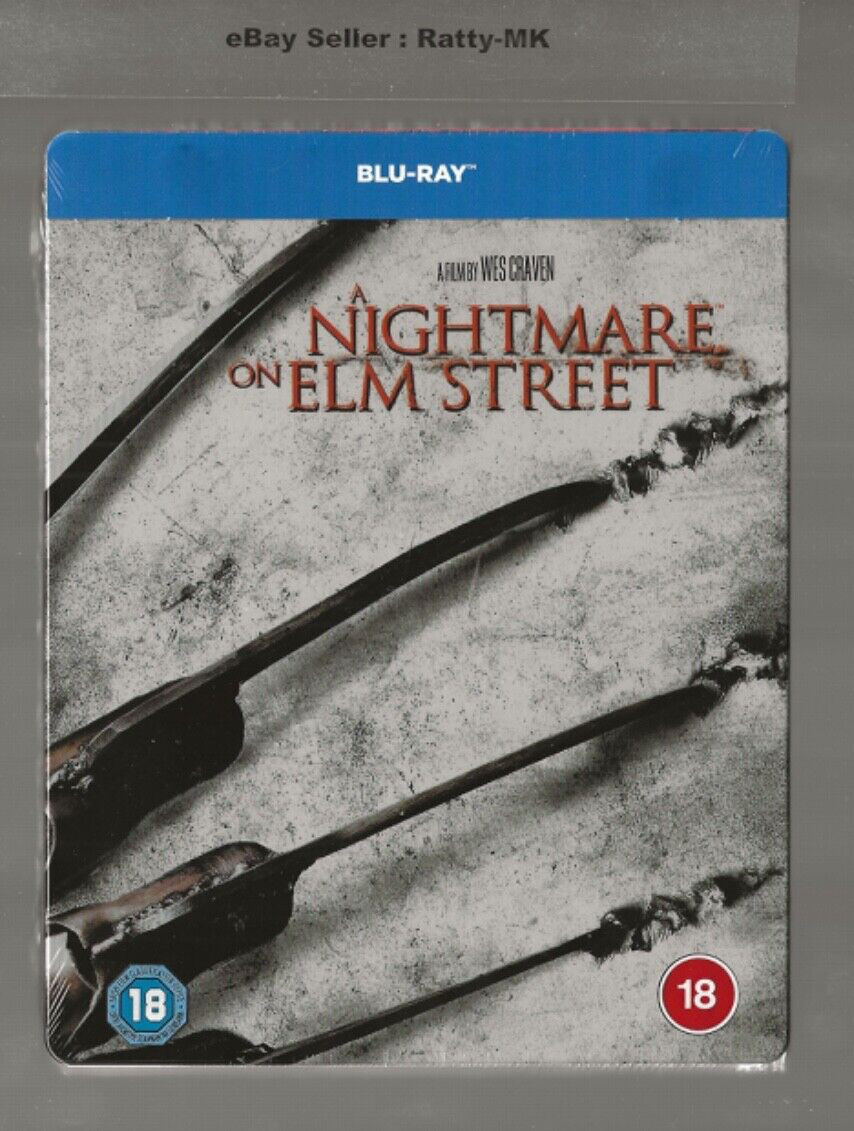A NIGHTMARE ON ELM STREET - UK EXCLUSIVE BLU RAY STEELBOOK - NEW & SEALED