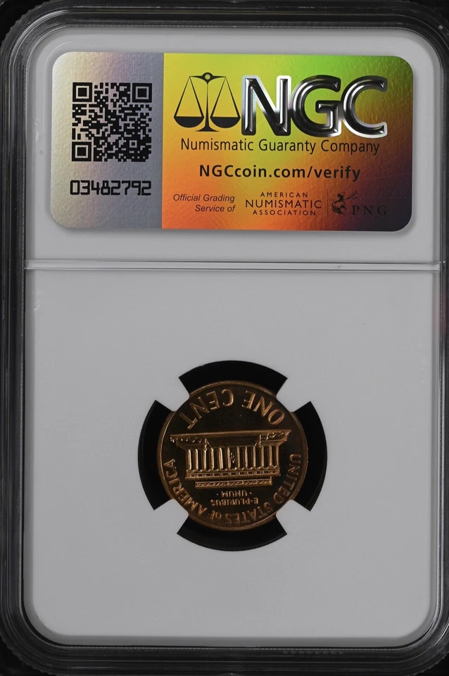 1970 S Small Date Lincoln Memorial Cent 1C NGC PF67 RD - Image 2 of 2