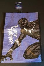 NWT 2022 Black Panther Purple and Black Reusable Grocery Tote Bag 18"x13"