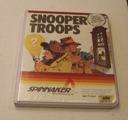 Snooper Troops Case #1 by Spinnaker Software for Atari 400/800 - NEW SEALED - Photo 1 sur 2